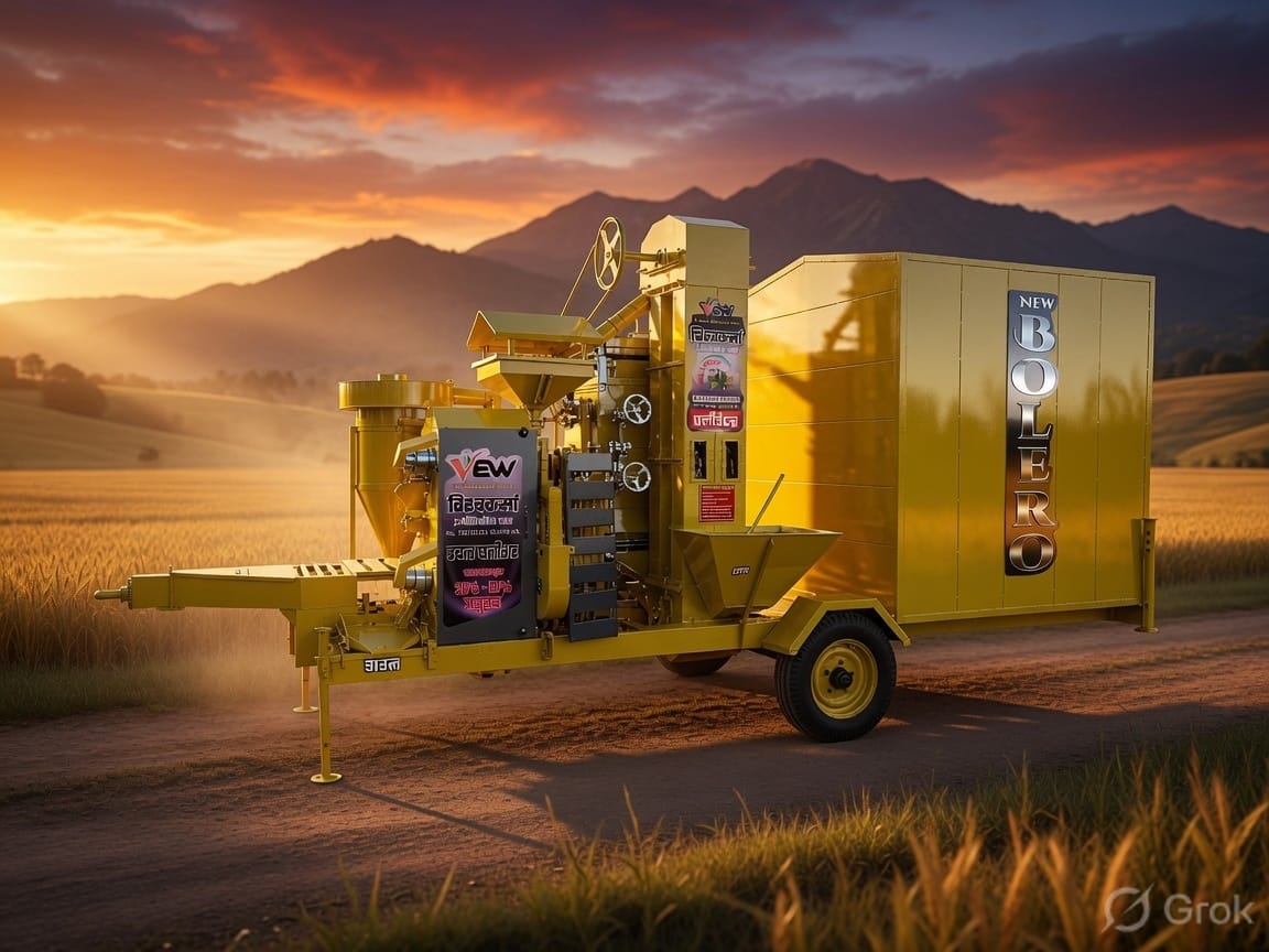 Rice Mill Bolero Model Bhusi Tank Model — 3D Render